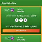 ga lottery winning numbers cash 3